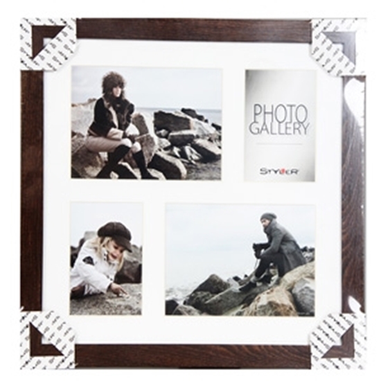 Picture of Fotorāmis Styler Narvik t.brūns 39x39, 2x15x21, 2x10x15