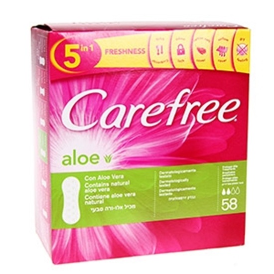 Picture of Hig.ieliktnīši Carefree Cotton Aloe 56gab.