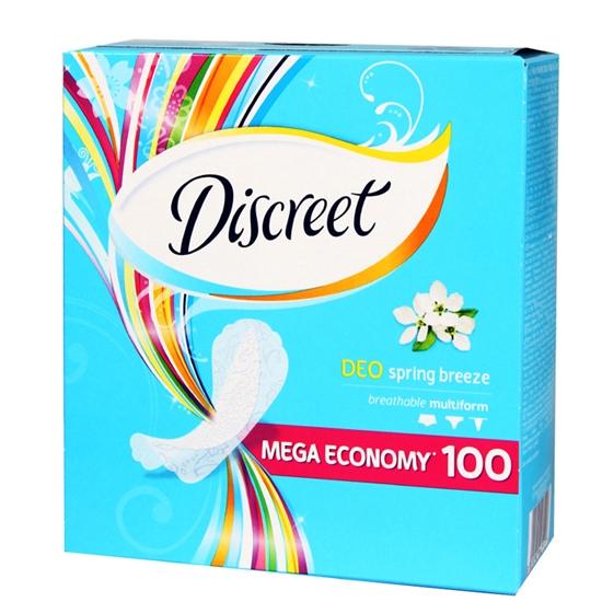 Изображение Hig.ieliktnīši Discreet Spring Breeze 100gab