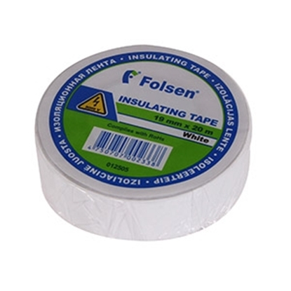 Attēls no Izol.lente PVC 19mmx20m balts