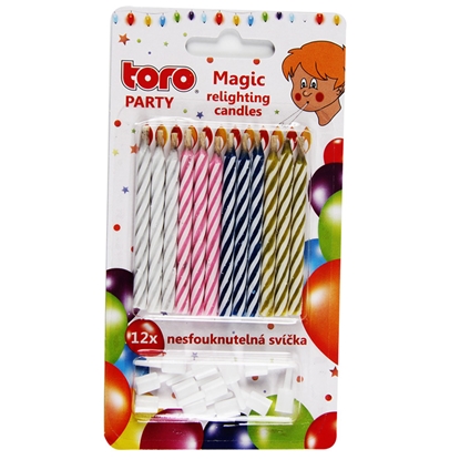 Picture of Jubilejas svecītes Magic 12gab.