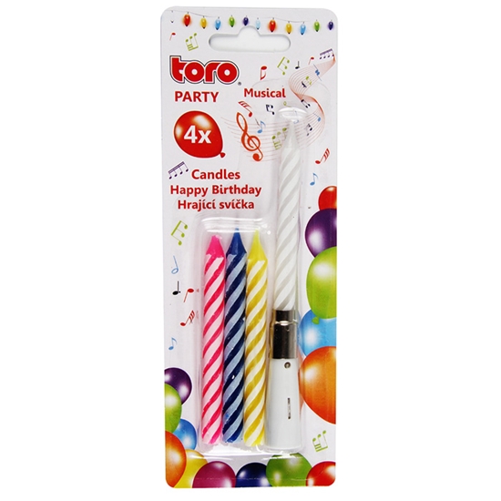 Picture of Jubilejas svecītes muzikālas 4gab