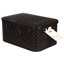 Picture of Kaste ar vāku Style Rattan S tumši brūna 29x20x14cm