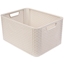 Picture of Kaste bez vāka Style Rattan L krēmkrāsas 43L 44x33x23cm