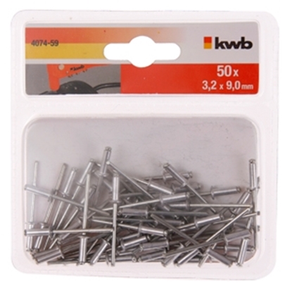 Изображение Kniežu kompl. 3,2x9,0mm 50gab.