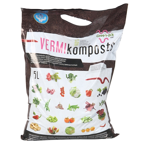 Picture of Komposta augsne Vermikompost 5l