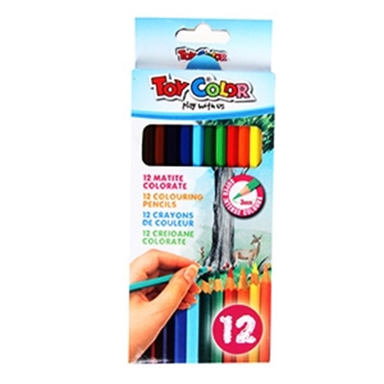 Изображение Krāsu zīmuļi ToyColor 12-krāsas