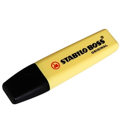 Attēls no Marķieris Stabilo Boss pasteļu dzeltens