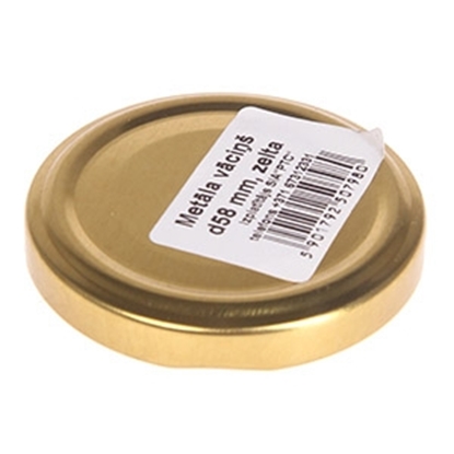 Attēls no Metāla vāciņš 58mm zelta