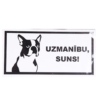 Picture of Norāde Uzmanību suns 10x20cm