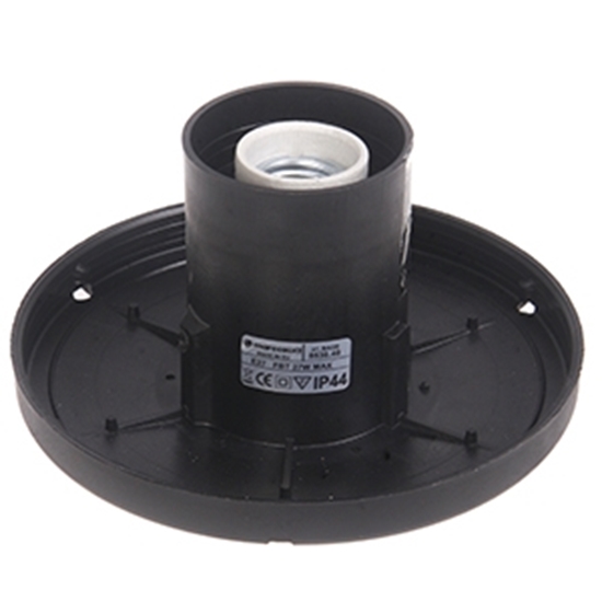 Изображение Pamatne 400 ar ietveri E27 melna /10