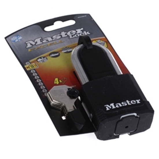 Picture of Piekaramā slēdzene MasterLock EXCELL gumijā ar vāciņu 64mm