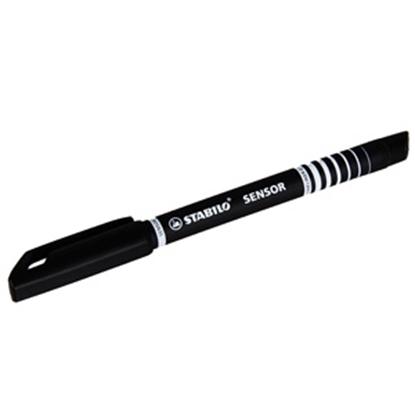 Attēls no Pildspalva Stabilo Sensor tintes 0.3mm melna