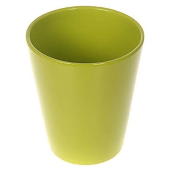 Picture of Puķu pods orhidejai 13xh15cm zaļš gluds