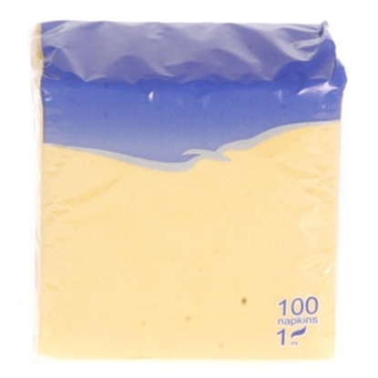 Attēls no Salvetes Mouette 24x24cm dzeltenas