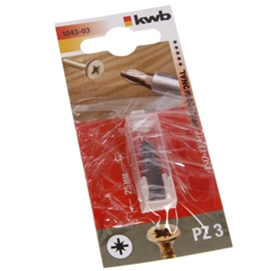 Picture of Skrūvgrieža uzgalis 1/4'' PZ3 25mm ISOTE 2gab.