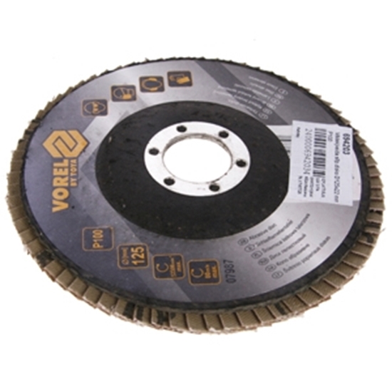 Picture of Slīpdisks 125x22mm P100, vēdekļveida