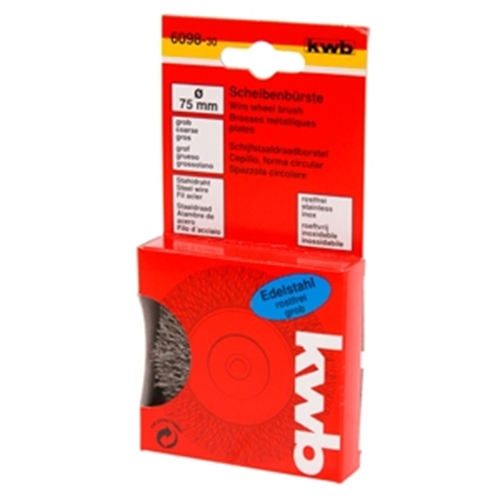 Picture of Stiepļu suka d75mm, rupja, nerūsējoša tē