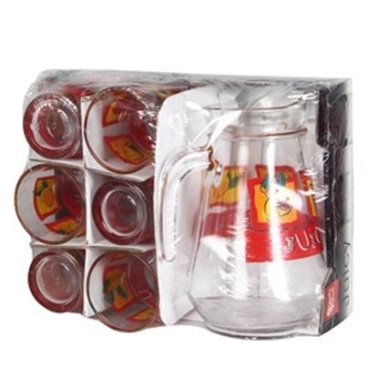 Attēls no Sulas krūze 1l+6glāzes 230ml Super Value Juice