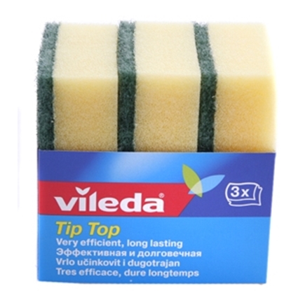 Attēls no Švamme trauku mazg.Vileda Tip Top 3 gab