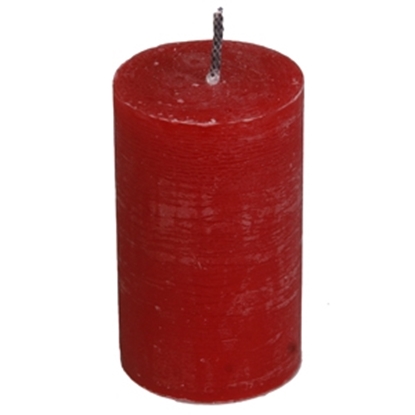 Picture of Svece āra liet.Cilindrs 7x12cm sarkans