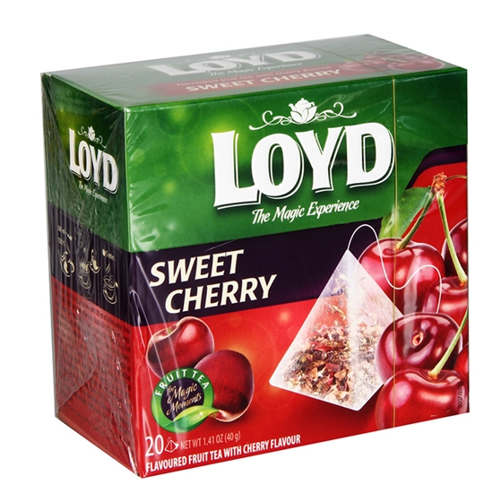 Picture of Tēja Loyd Pyramids ar ķiršu garšu 40g