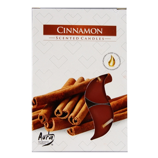 Picture of Tējas sveces 6gab kanēlis 4h