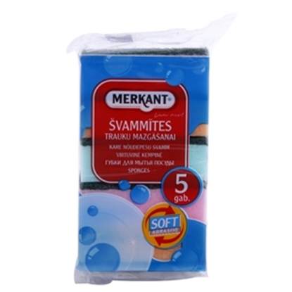 Attēls no Švamme trauku mazg.Merkant 5gab.