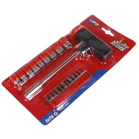 Picture of T-veida uzgaļu turētājs ar uzg. 20gab