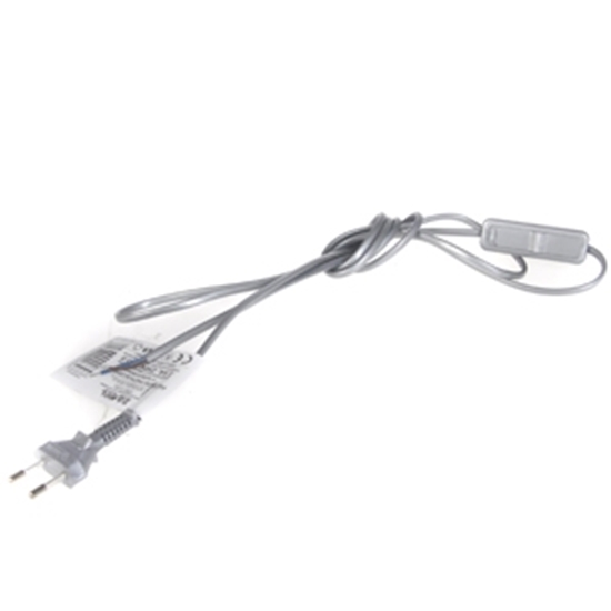 Picture of Vads ar slēdzi 2x0,5 VS-1,9m sudraba