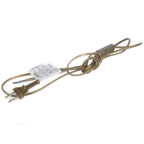 Picture of Vads ar slēdzi 2x0,5 VS-1,9m zelta