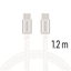 Attēls no Swissten Textile Universal Quick Charge 3.0 USB-C to USB-C Data and Charging Cable 1.2m