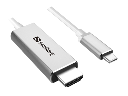 Attēls no Sandberg USB-C to HDMI Cable 2M