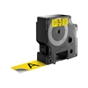 Picture of Dymo D1 24mm Black/Yellow labels 53718