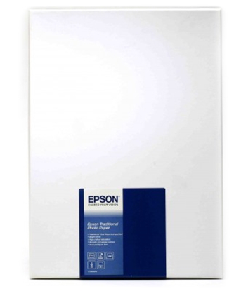 Attēls no Epson Traditional Photo Paper semi gloss A 4, 25 sheets, 330 g