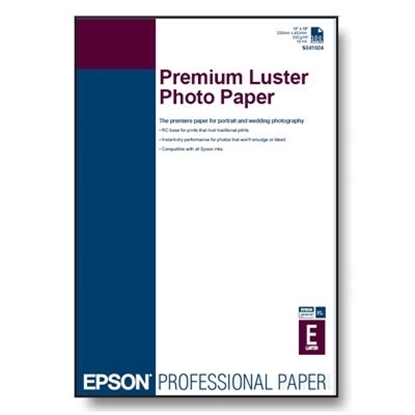 Attēls no Epson Premium Luster Photo Paper A4 250 Sheet, 260g    S041784