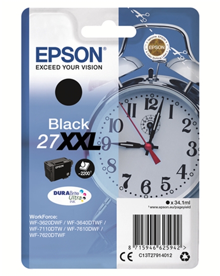 Picture of Epson DURABrite Ultra Ink 27 XXL ink cartridge black T 2791