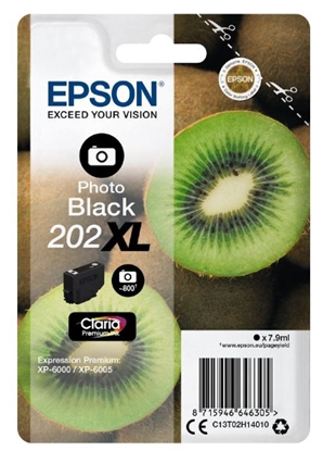 Attēls no Epson ink cartridge photo black Claria Premium 202 XL     T 02H1