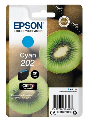 Attēls no Epson ink cartridge cyan Claria Premium 202        T 02F2