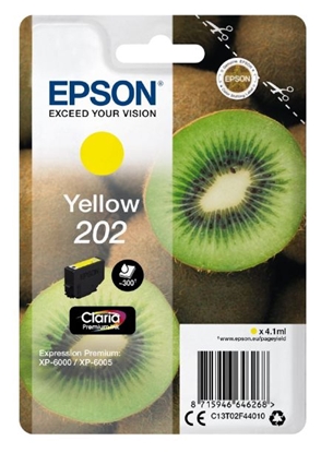 Attēls no Epson ink cartridge yellow Claria Premium 202        T 02F4