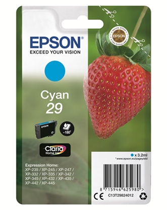 Изображение Epson ink cartridge cyan Claria Home 29            T 2982