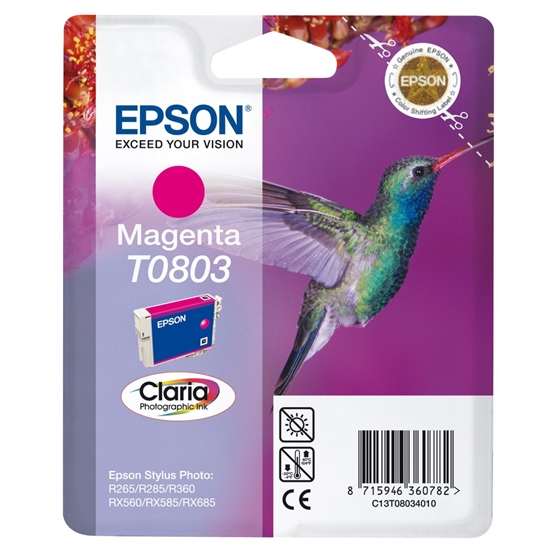 Picture of Epson ink cartridge magenta T 080                     T 0803