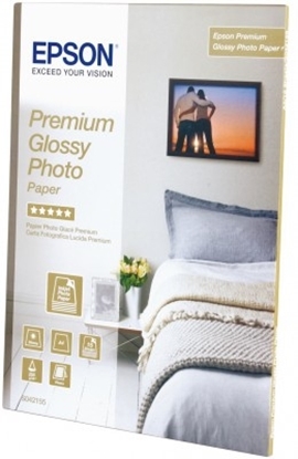 Picture of Epson Premium Glossy Photo Paper - A4 - 15 Sheets