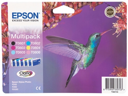 Attēls no Epson CLARIA Multipack T 080                     T 0807
