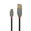 Изображение Lindy 0.15m USB 2.0 C to A AdapterCable, Anthra Line