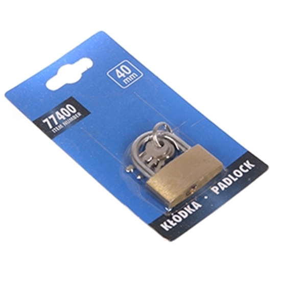 Picture of Piekaramā slēdzene 40 mm, 3 atslēgas