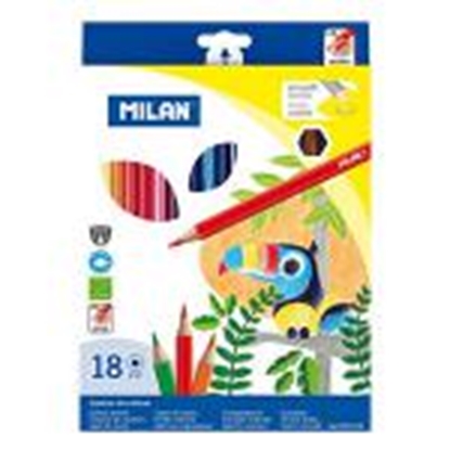 Picture of Zīmuļi krāsainie 18 krāsas Milan