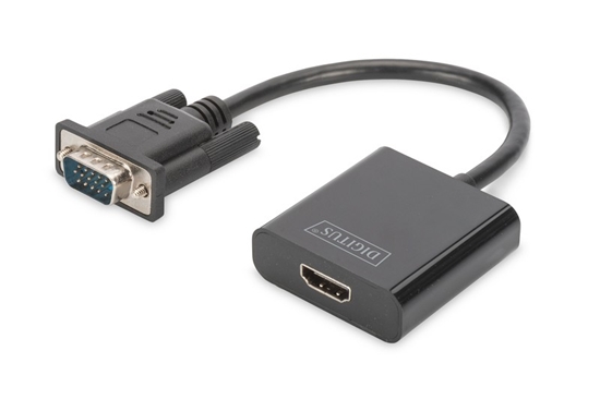 Picture of DIGITUS VGA to HDMI Converter and Audio Full HD 15 cm