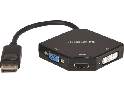 Изображение Sandberg Adapter DP>HDMI+DVI+VGA