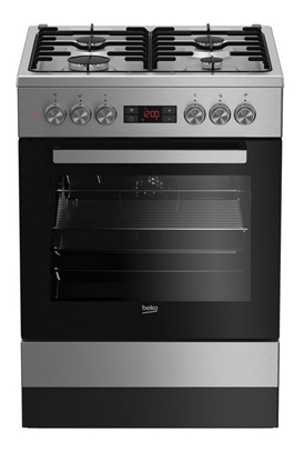 Picture of Beko FSE62320DX cooker Freestanding cooker Gas Stainless steel A